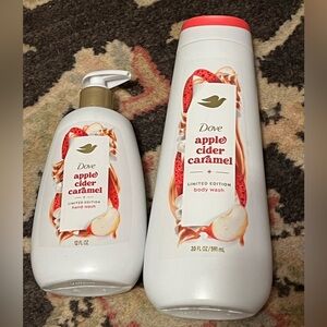 2 Pc Bundle Limited Edition Dove Holiday Treats  Yummy Apple Cider Caramel